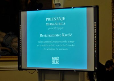 Podelitev priznanj in nagrad Mirka Šubica 2019