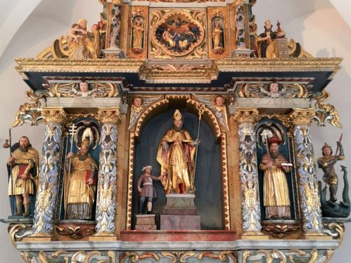 Obnova glavnega oltarja v p. c. sv. Martina v Zalogu pri Prečni