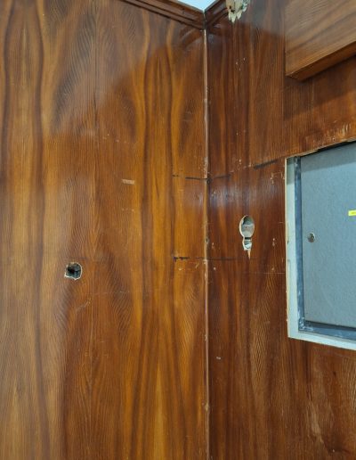 Furnirana obloga pred posegom