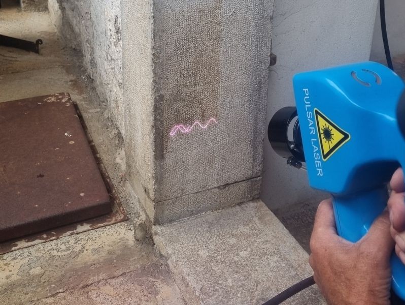 Lasersko čiščenje Obnova okvirjev