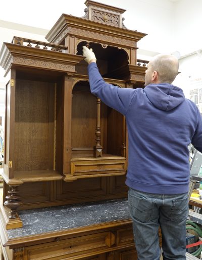 Sestavitev vseh elementov v celoto po posegu