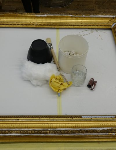 Okvir po nanosu klejno-krednega grunda