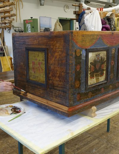 Poenotenje novih in prvotnih elementov z retušo