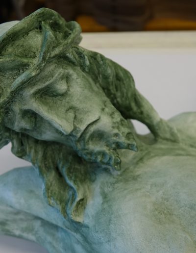 Barvno podlaganje v tonu zelene zemlje