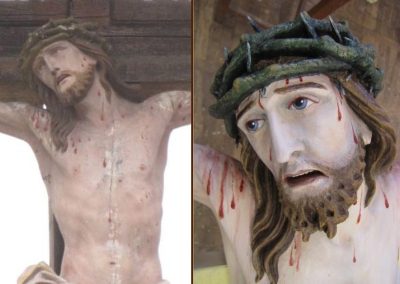 Konservatorsko-restavratorski poseg zunanjega lesenega razpela