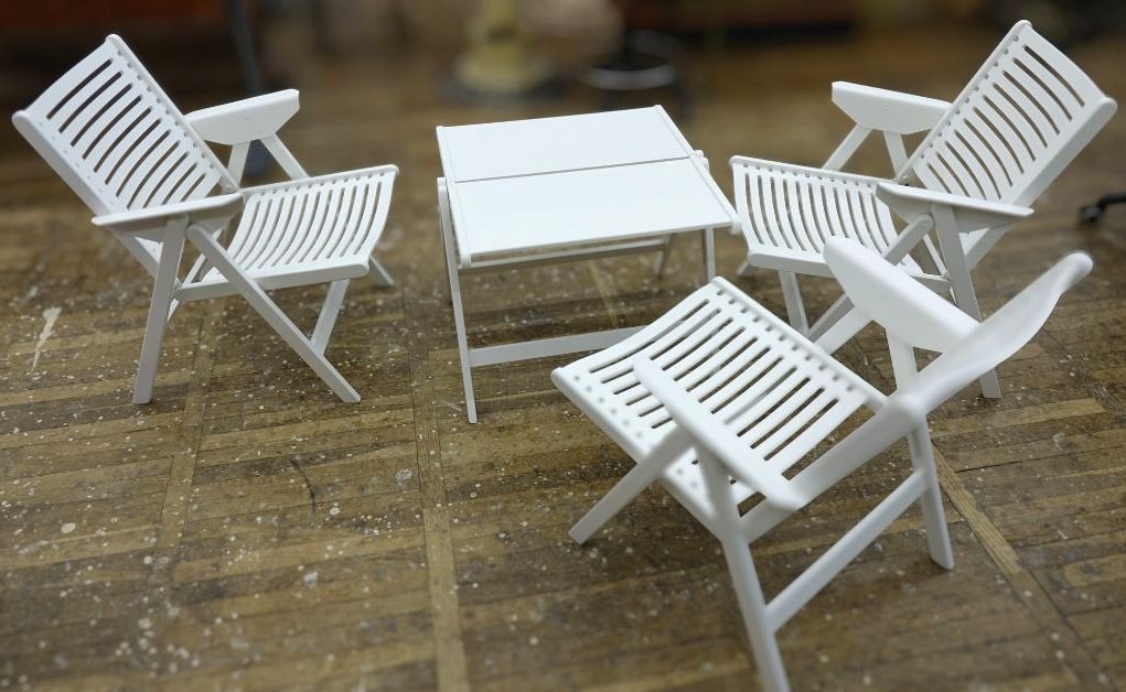 Set REX stolov in mizice PO končanem kons.- rest. posegu